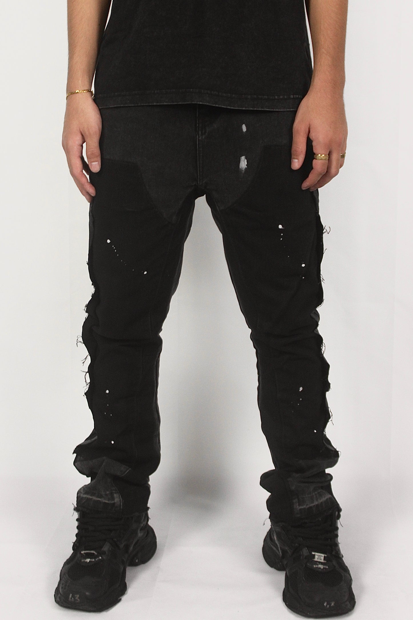 Black Flared Jeans