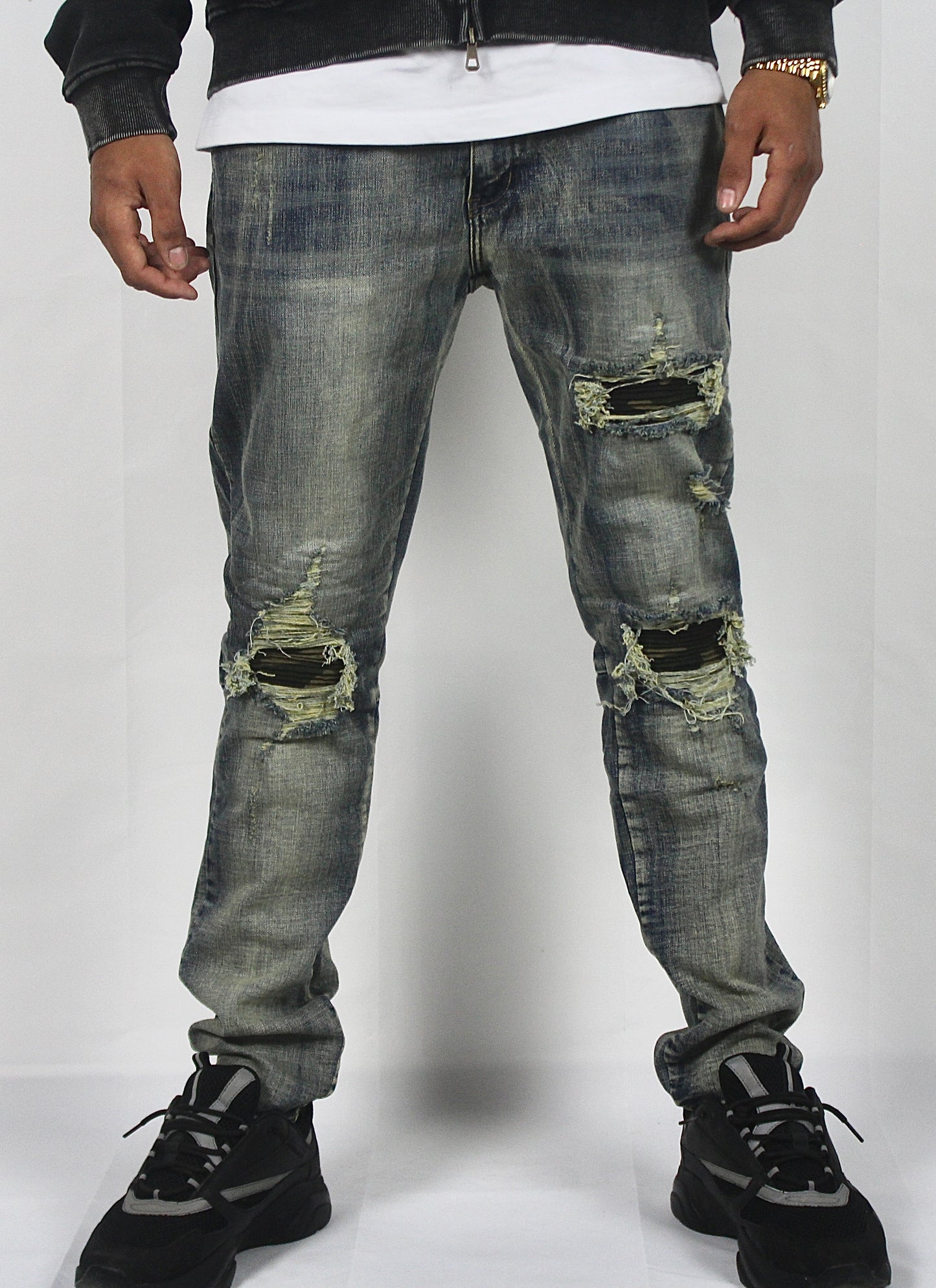 Camo Patch Jeans