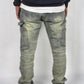 Bleach Zip Denim